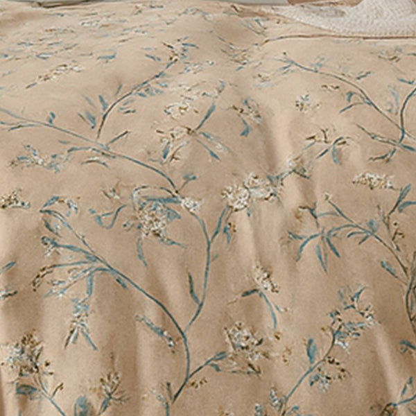 Elegance flowers print multicolor polycotton double bed bedsheet