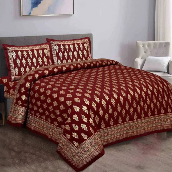 Buy Goldi Print Bedsheets