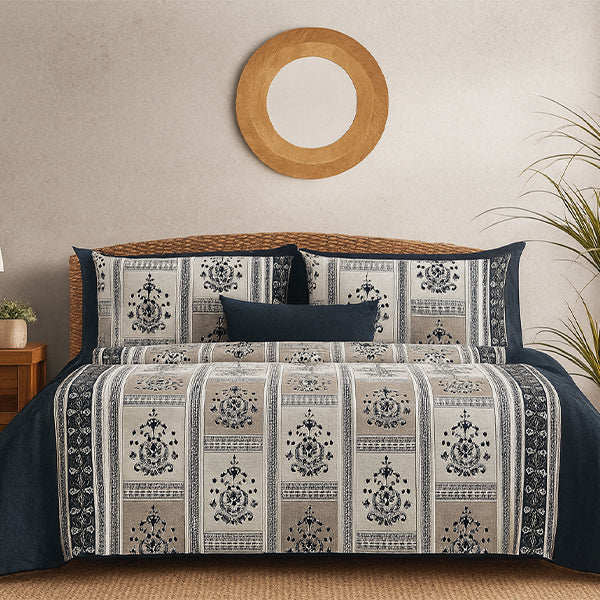 Premium soft multicolor polycotton double bed bedsheet