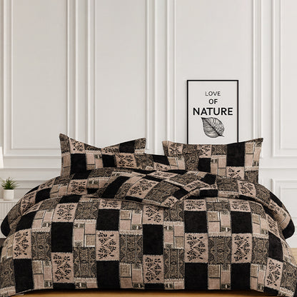 Digital print multicolor polycotton double bed bedsheet