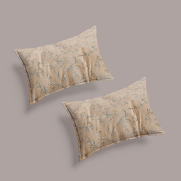 Elegance flowers print multicolor polycotton double bed bedsheet