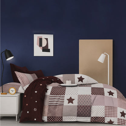 Multiple design multicolor polycotton double bed bedsheet